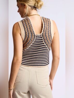 Sage the Label “Mona” reversible sweater tank
